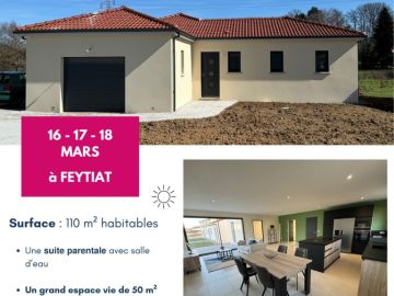 🔊 ÉVÈNEMENT - Portes ouvertes du samedi 16 au lundi 18 mars à Feytiat !

➡️ Lieu : Allée d'Imbourdeix, 87220 Feytiat
Itinéraires fléchés. 🪧

🕙 10h00 - 12h00...